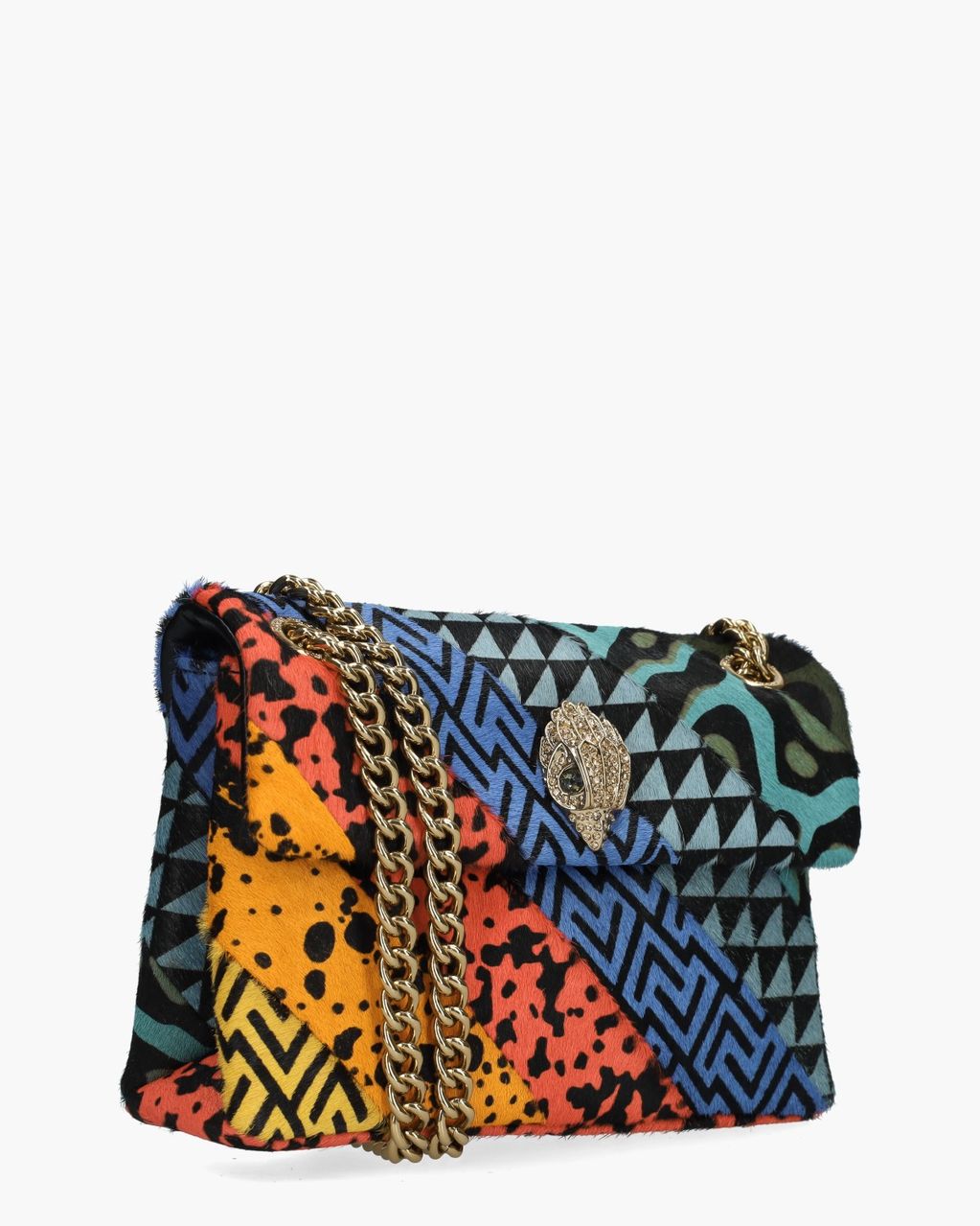 Leather Mini Kensington Bag Multicolor Tas