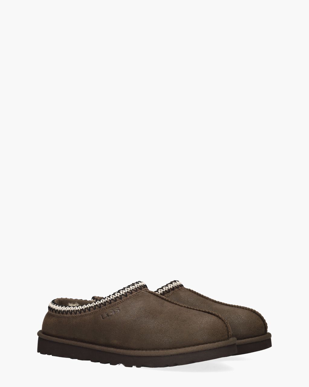 Tasman Distressed Slipper Burnt Cedar Herenpantoffels