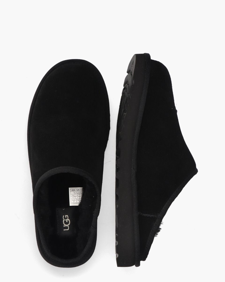 Classic Slip-On Slipper Black Herenpantoffels