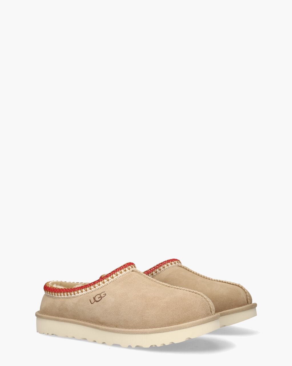 Tasman Slipper Sand/Dark Cherry Damespantoffels