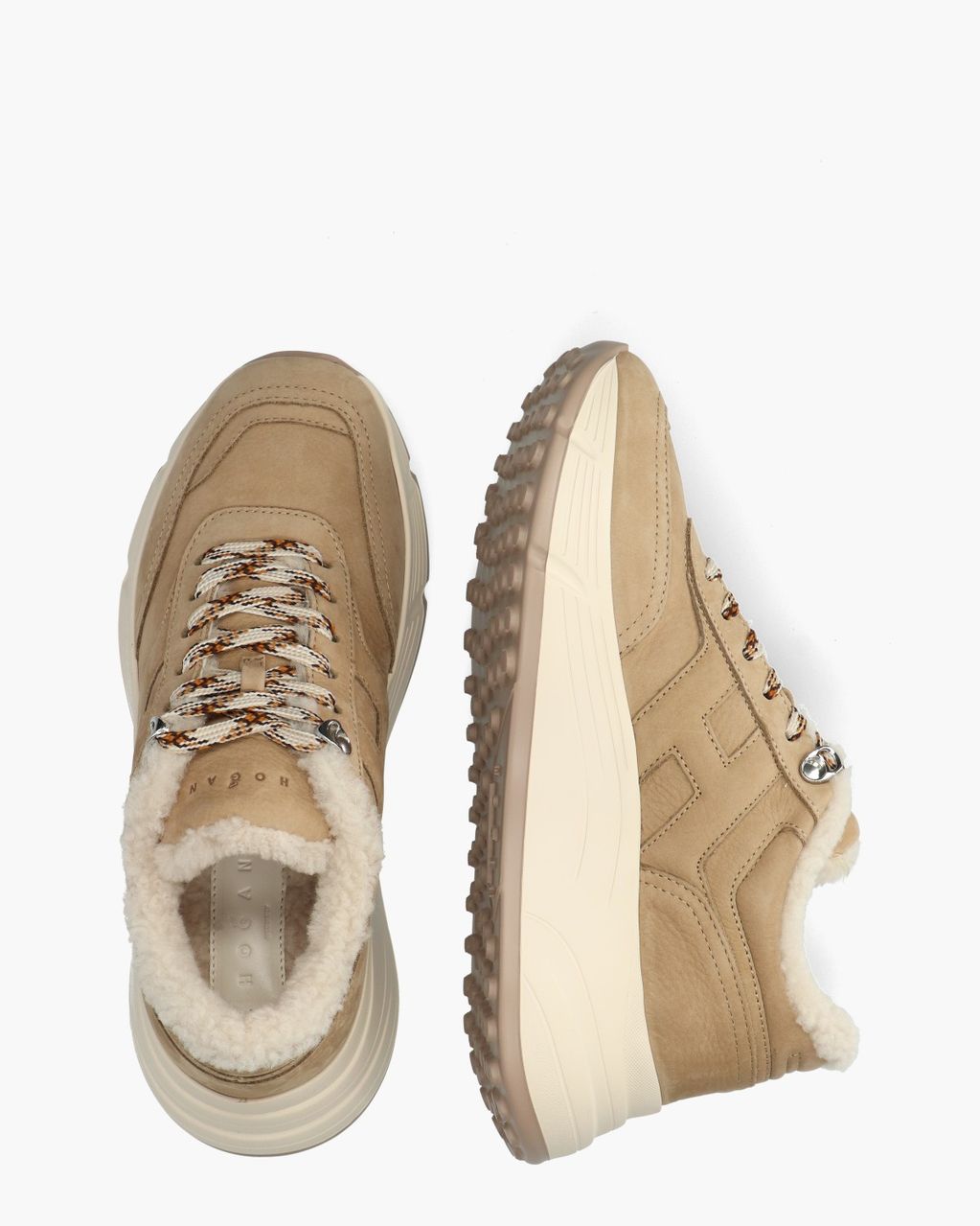 Hi-Fi Lichtbruin Damessneakers