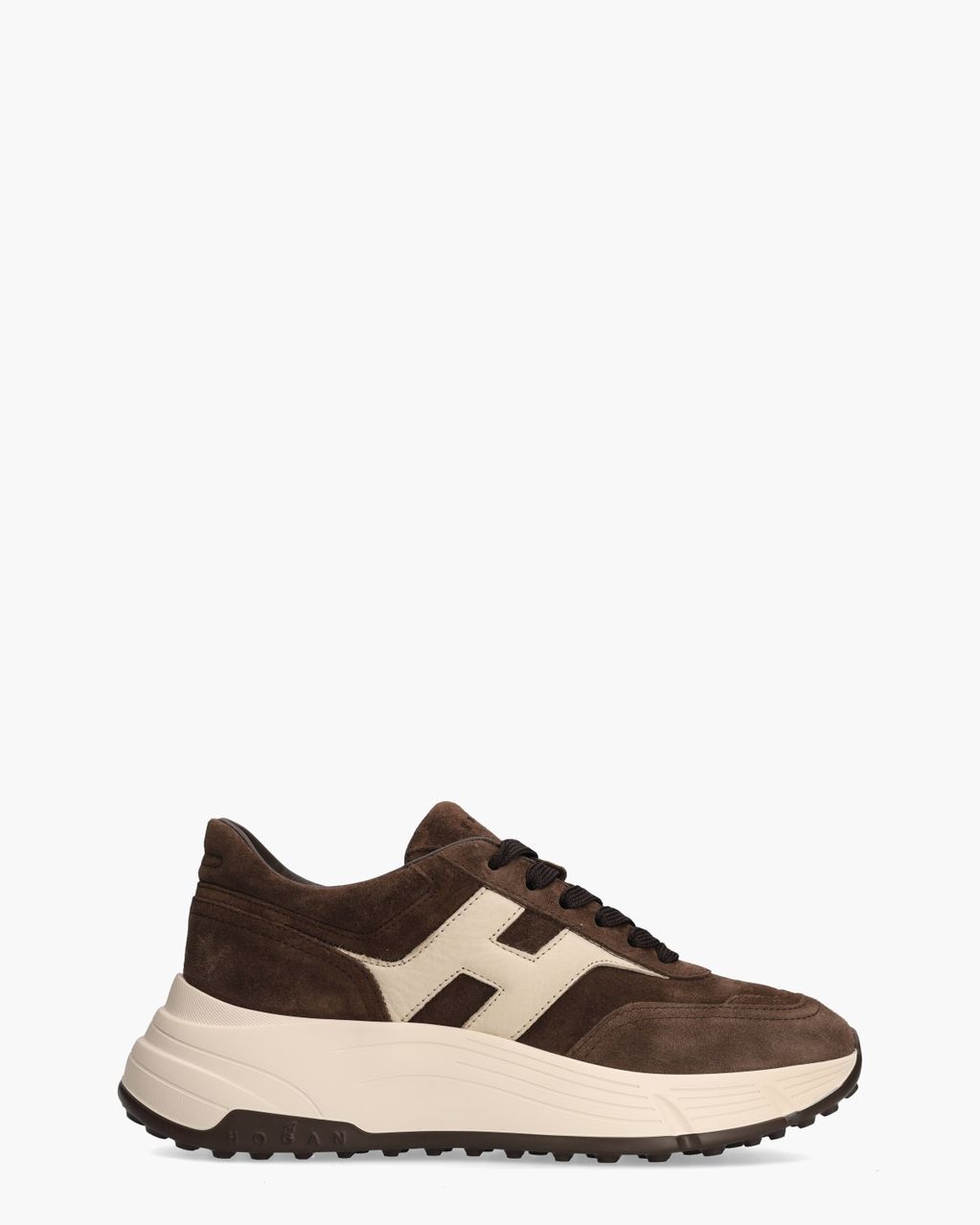 Hi-Fi Donkerbruin Damessneakers