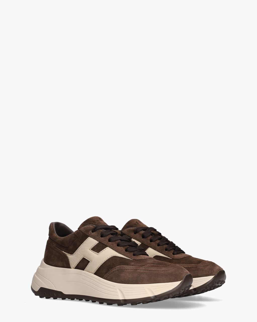 Hi-Fi Donkerbruin Damessneakers