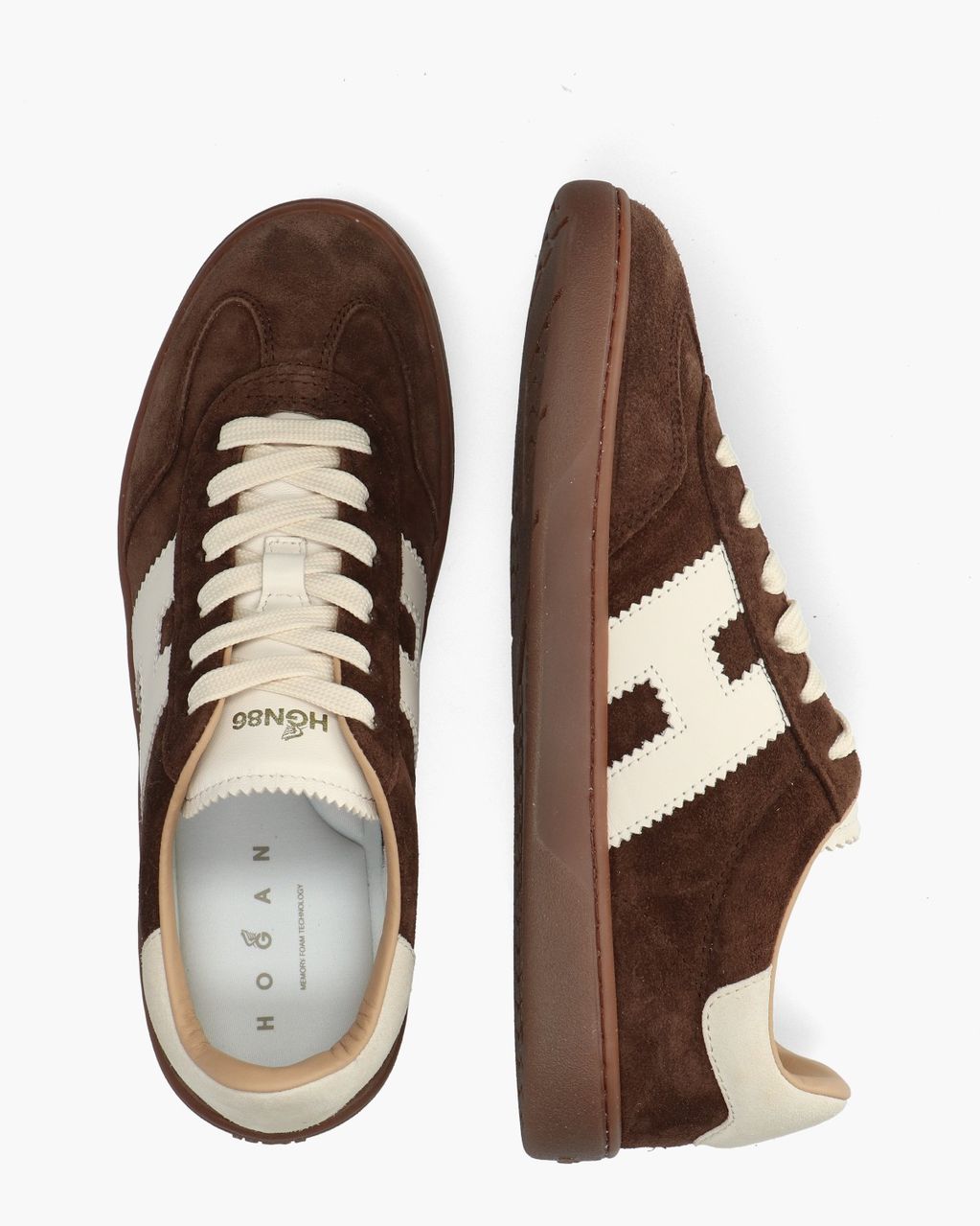 Cool Donkerbruin Damessneakers