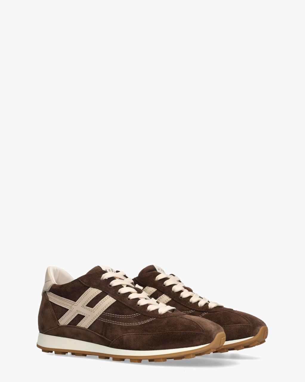 Athletic Donkerbruin Damessneakers