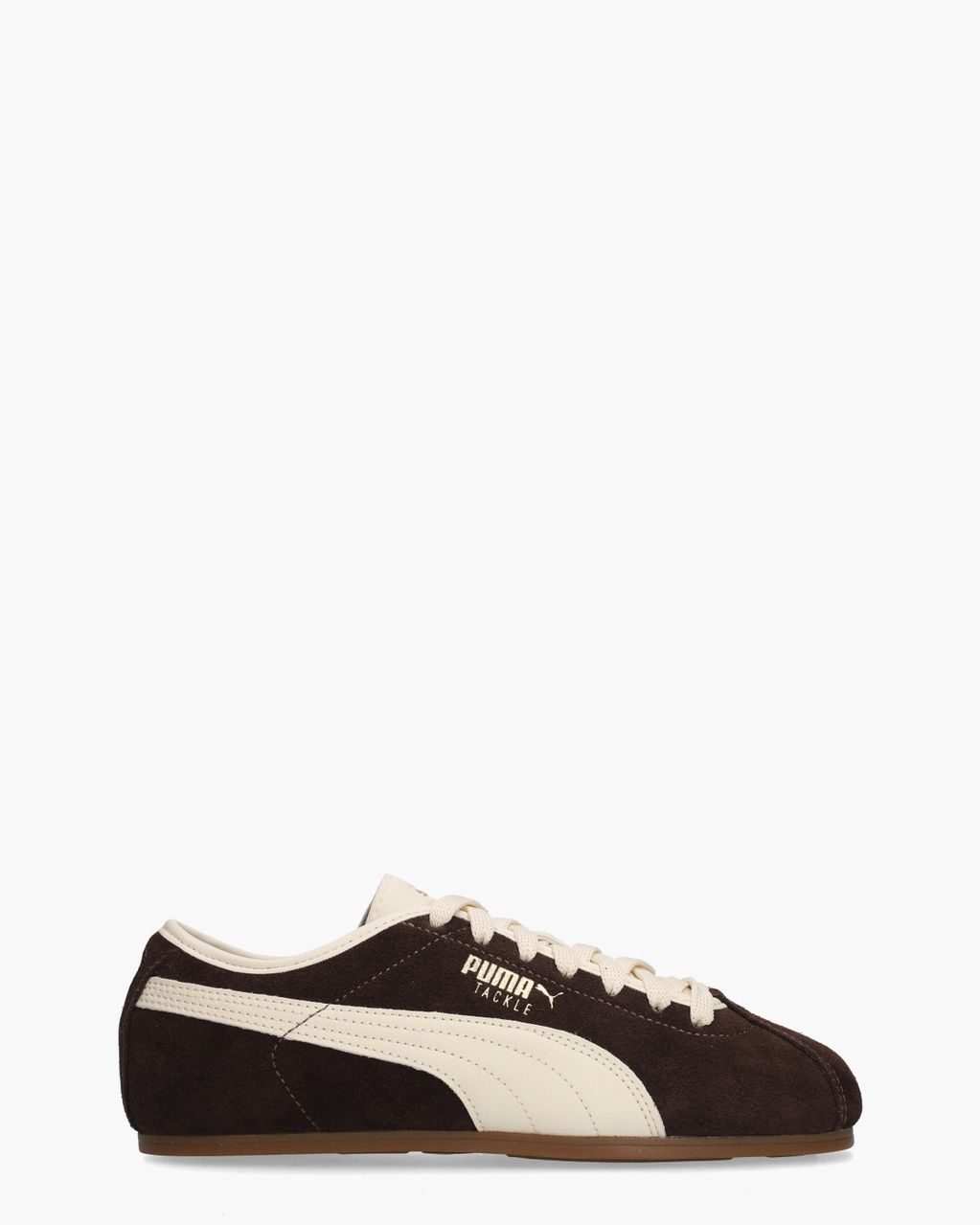 Tackle Donkerbruin/Creme Damessneakers
