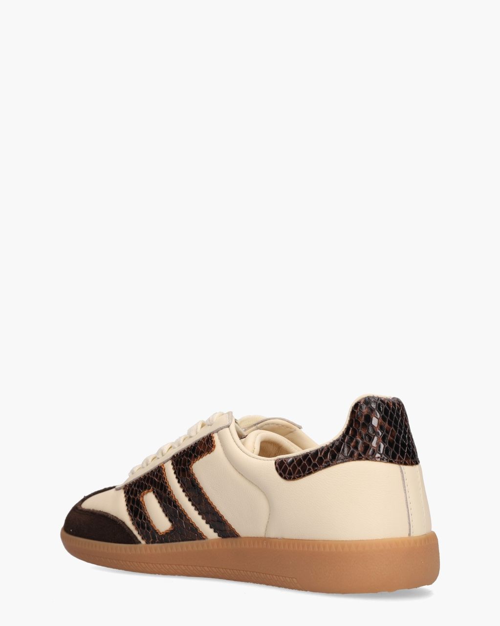 Cloud Exclusive Off-White/Donkerbruin Damessneakers