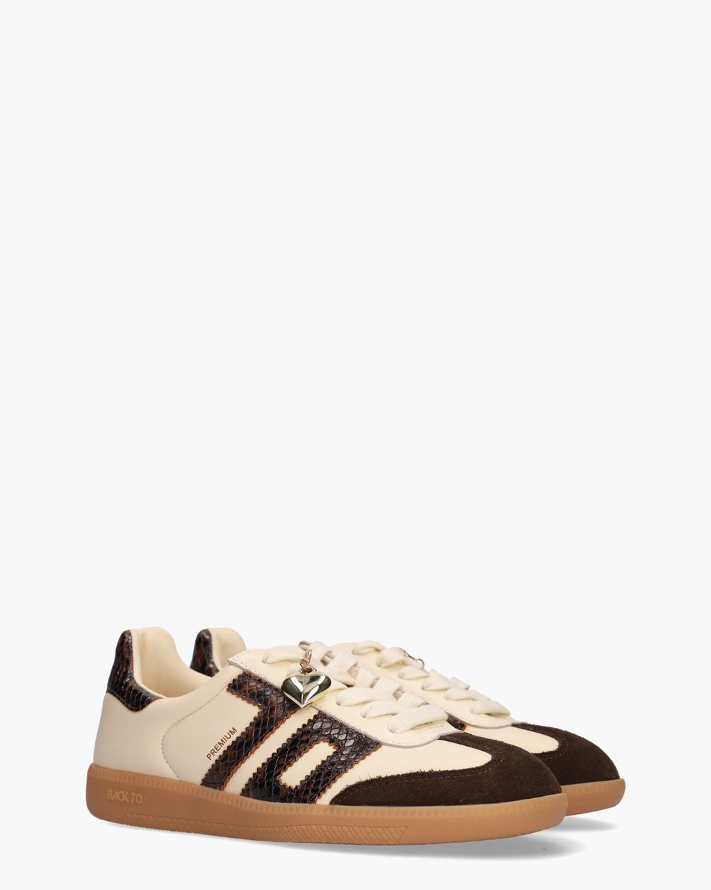 Cloud Exclusive Off-White/Donkerbruin Damessneakers