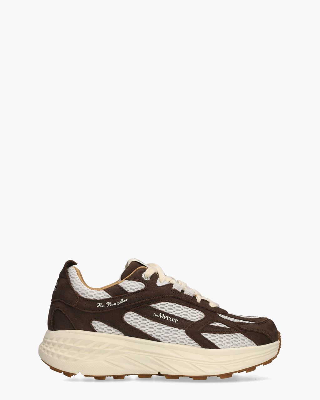 The Re-Run Max Nubuck Donkerbruin Damessneakers