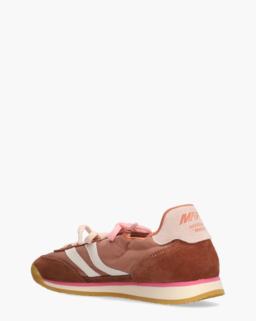 Pure V.13 Bruin/Roze Damessneakers