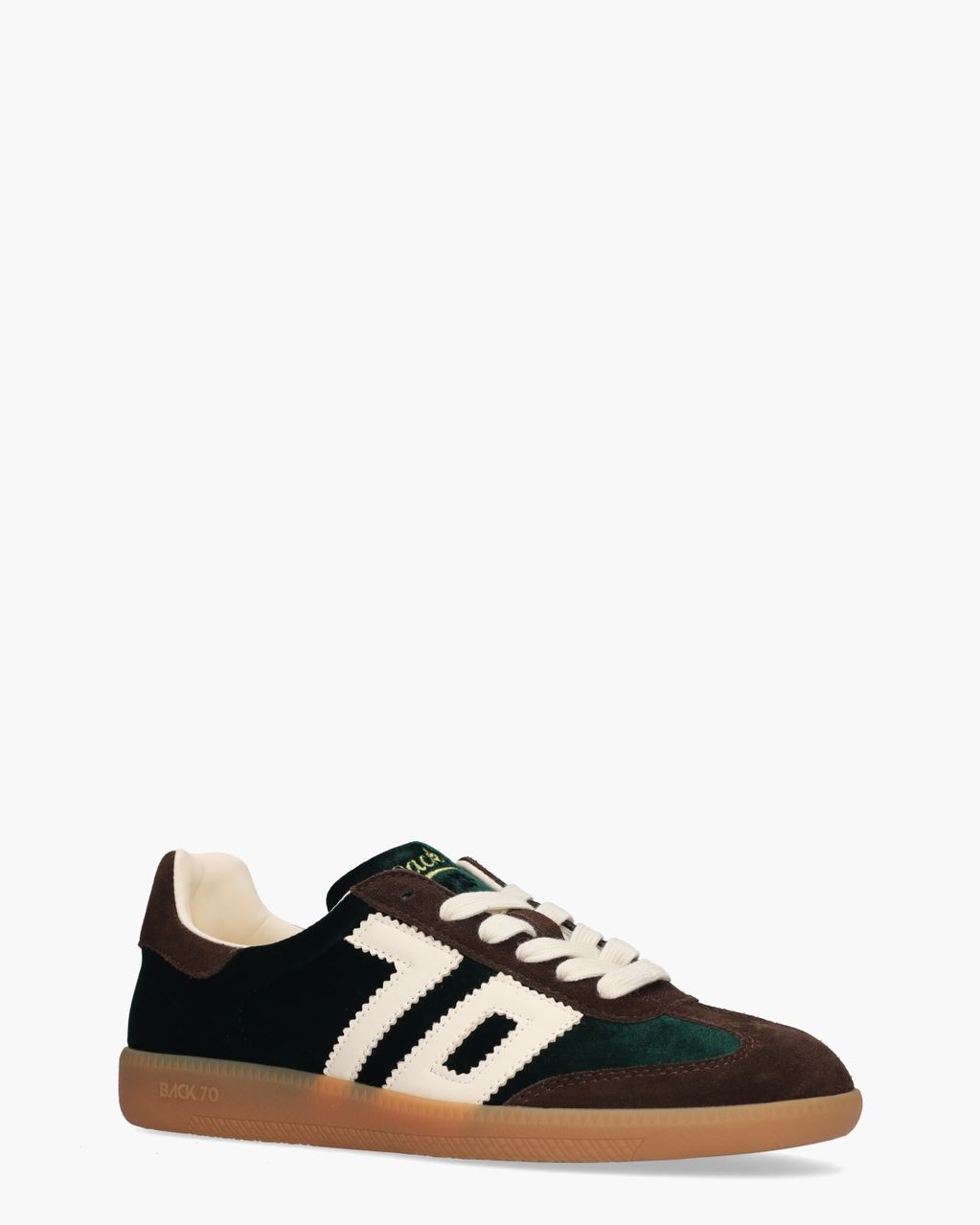 Cloud Donkergroen/Bruin Damessneakers