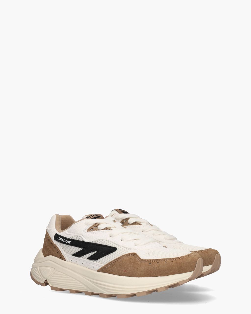 HTS Shadow RGS Wit/Bruin Damessneakers