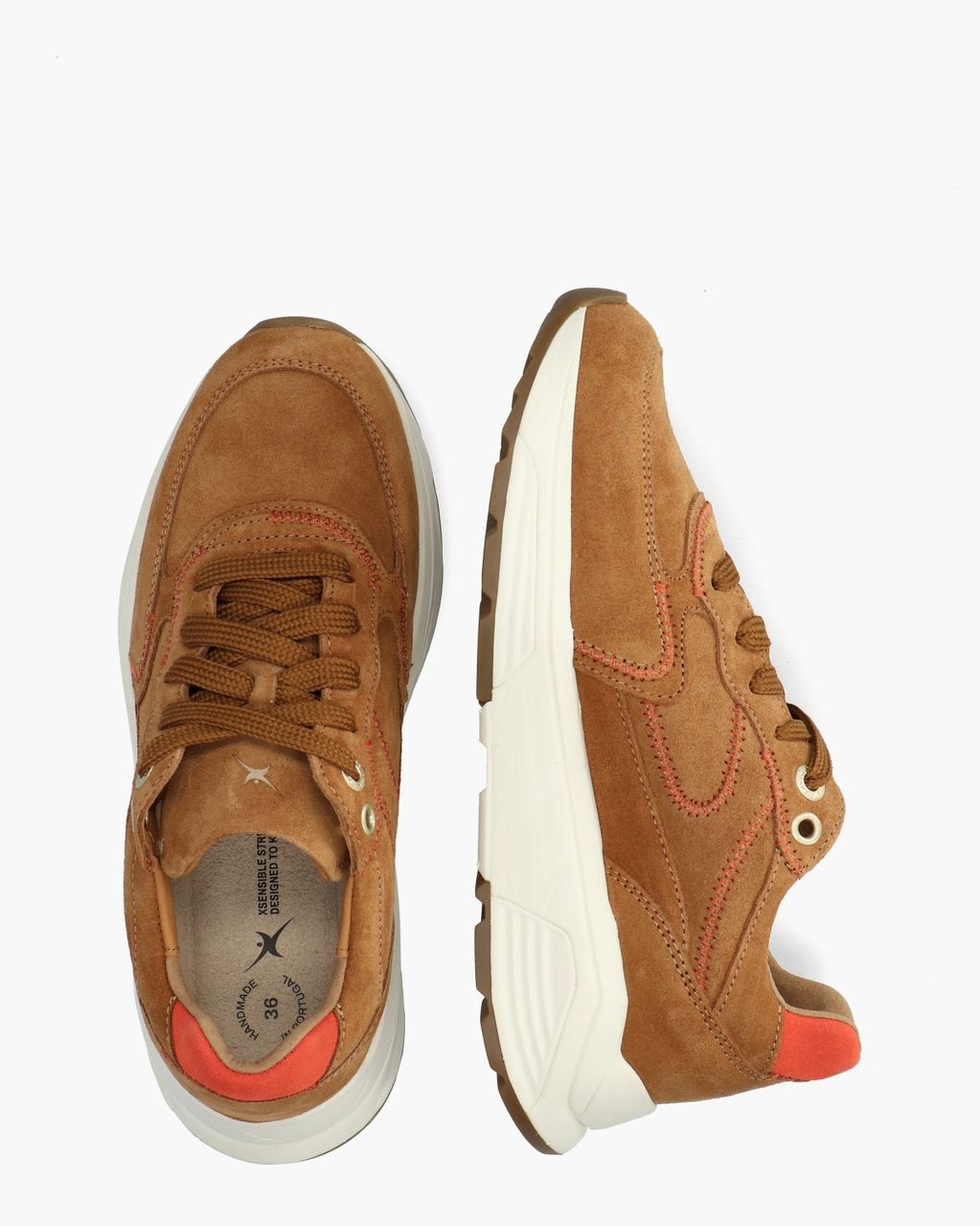 Ponte Vecchio Cognac Damessneakers