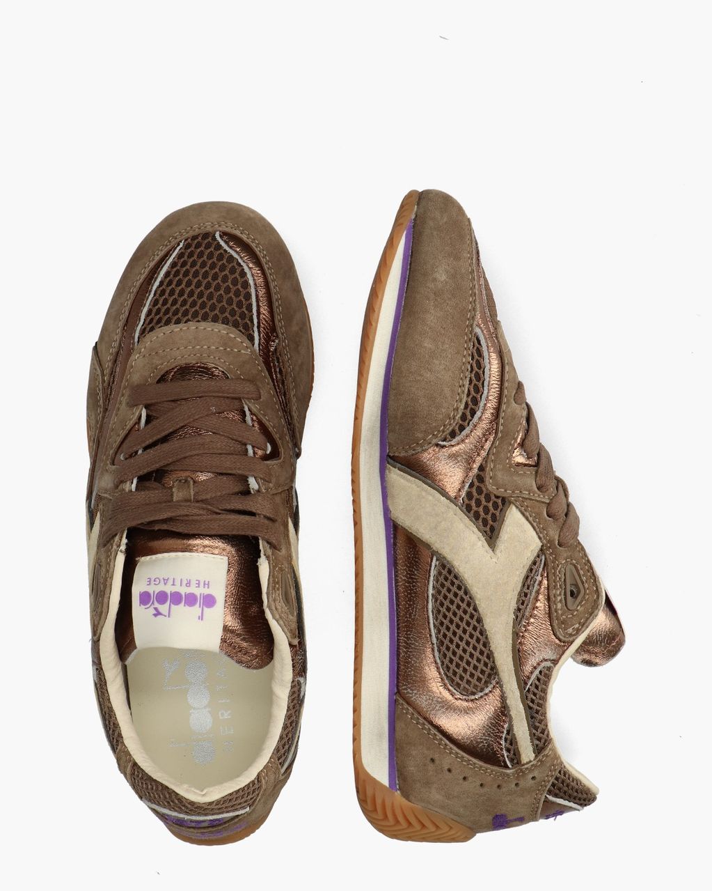 Equipe Revenge Mesh SW Bruin Damessneakers
