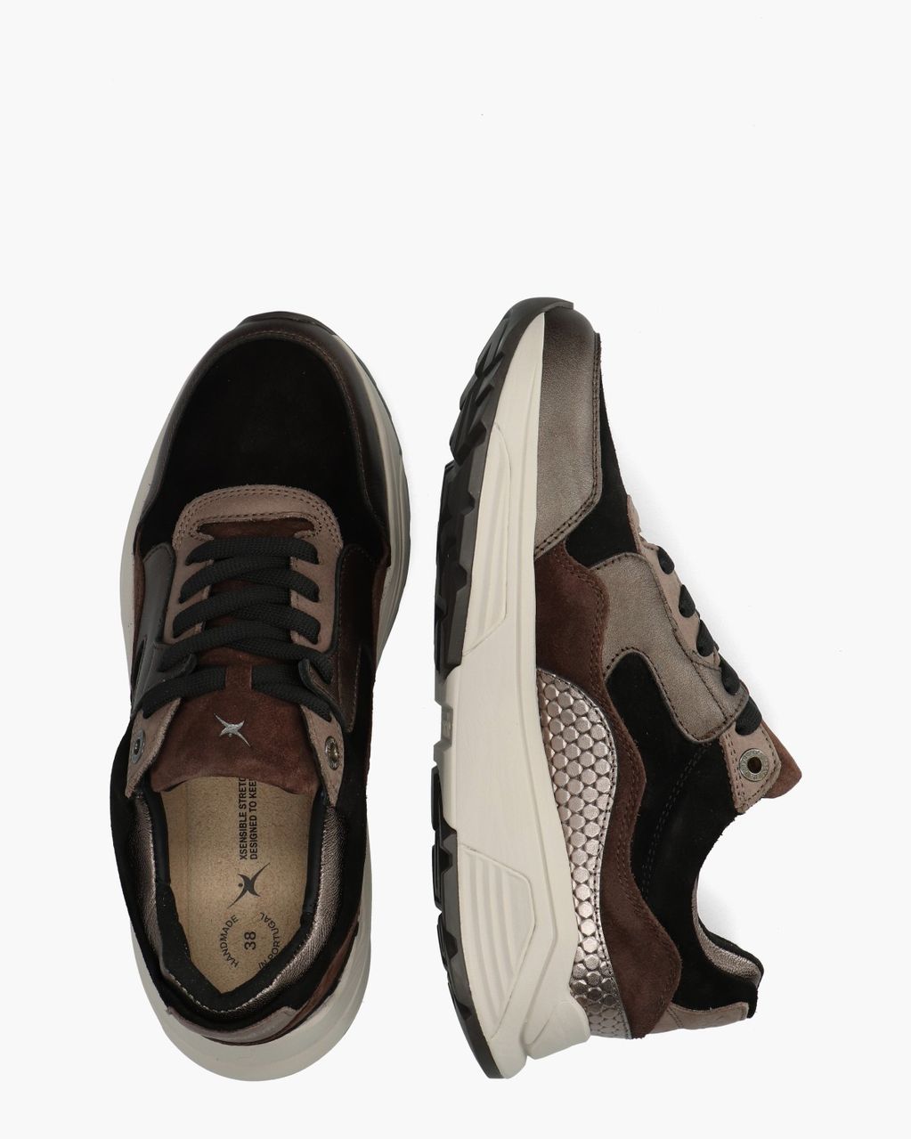Golden Gate Zwart/Multi Damessneakers