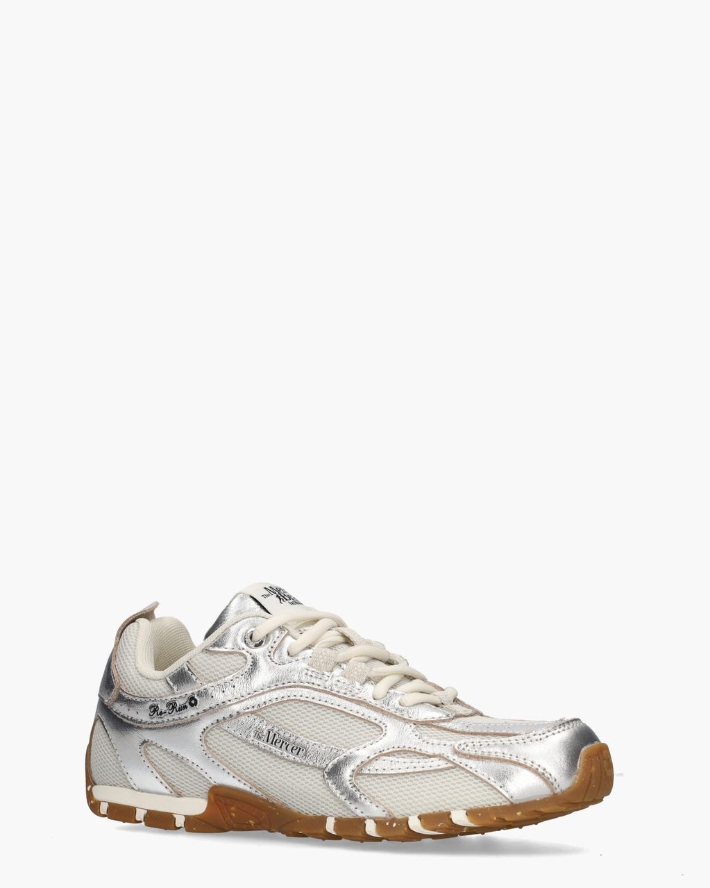 The Re-Run Drive Off-White/Zilver Damessneakers