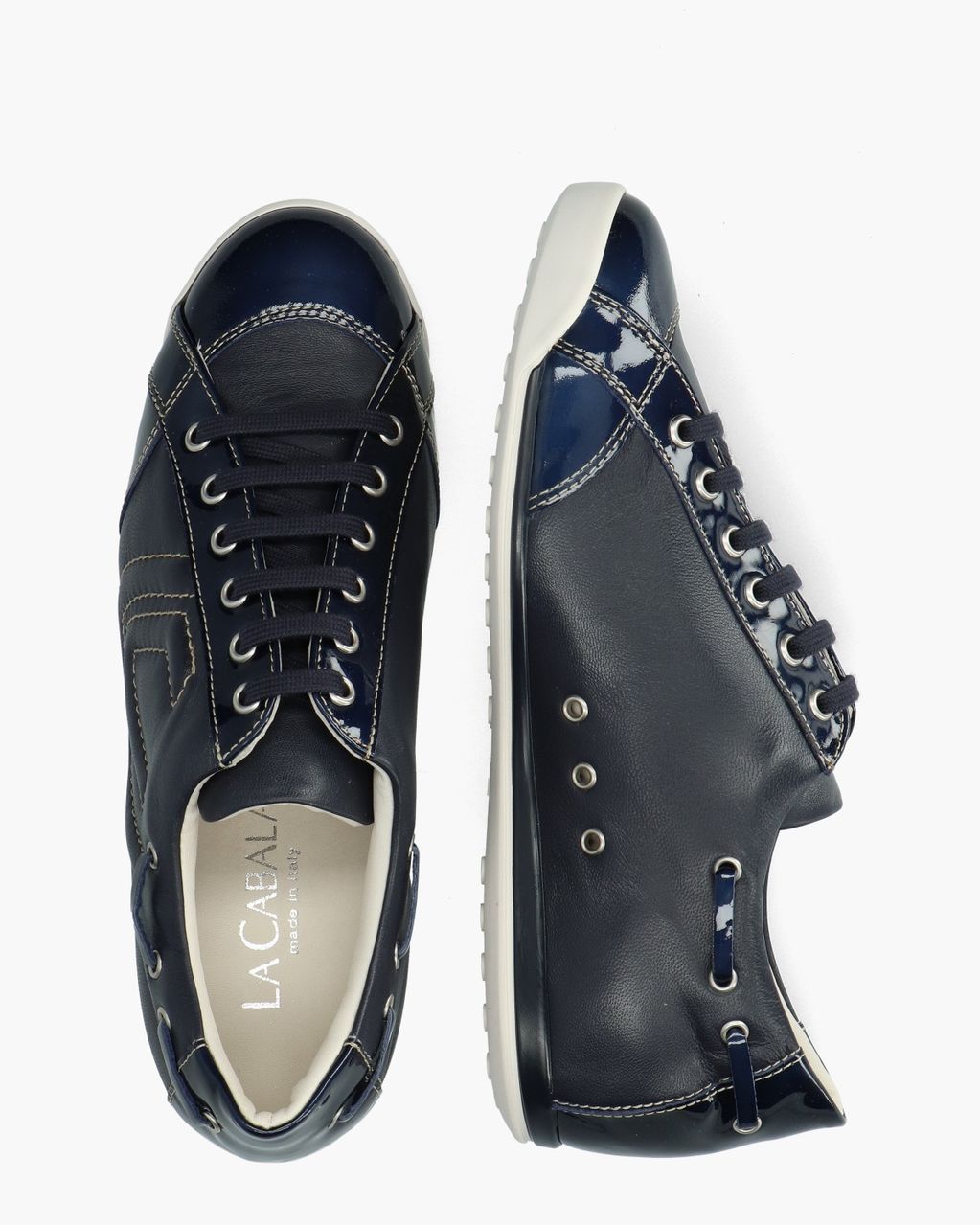 L902024 Donkerblauw Damessneakers