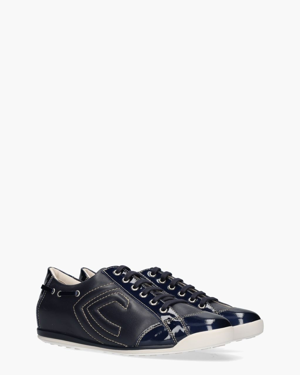 L902024 Donkerblauw Damessneakers