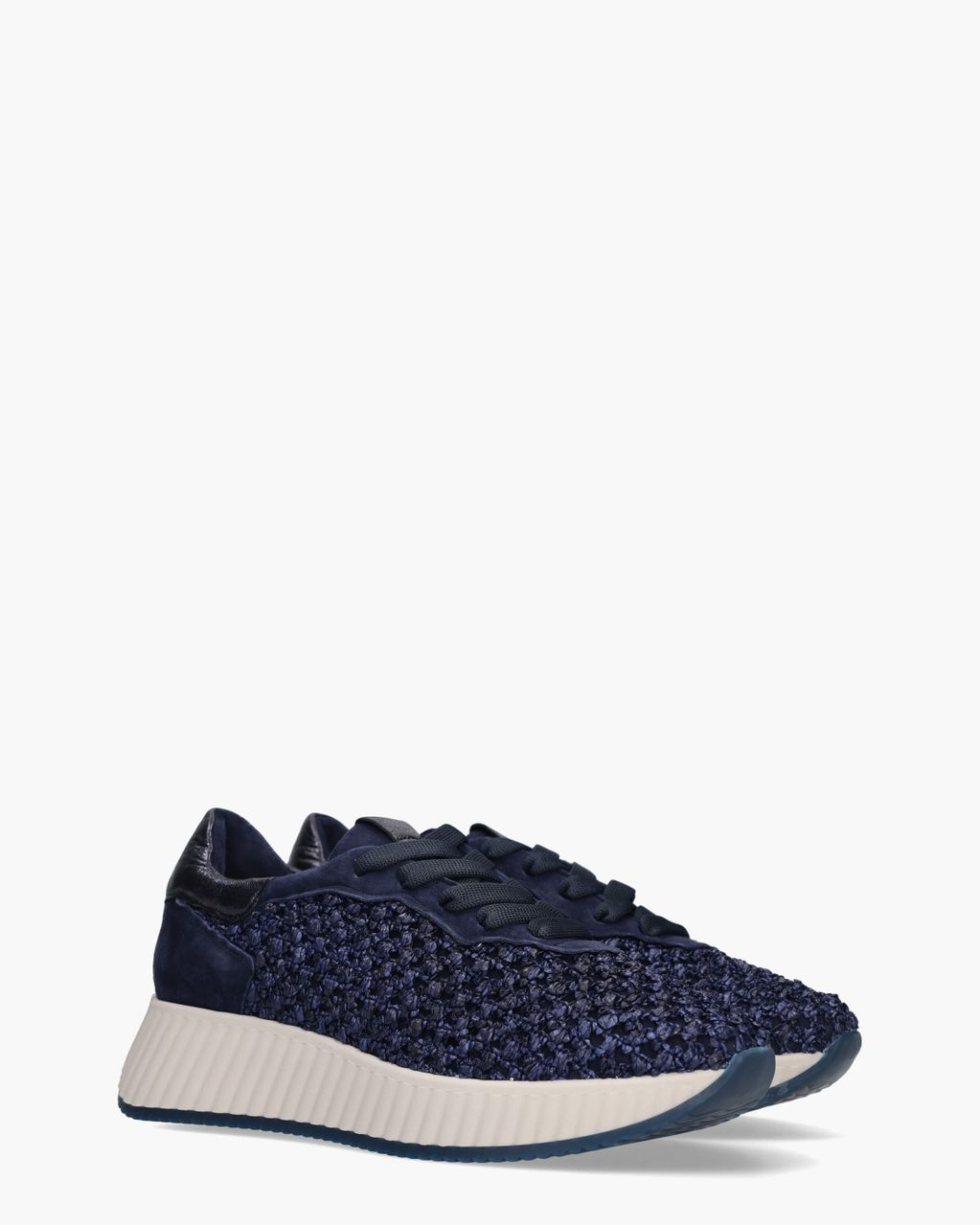 Anna Donkerblauw Damessneakers