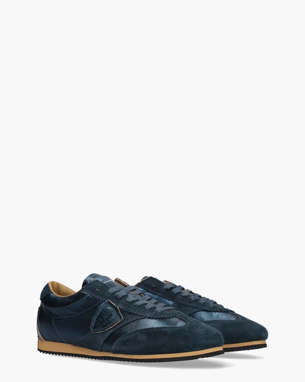 Planche Donkerblauw/Turquoise Damessneakers