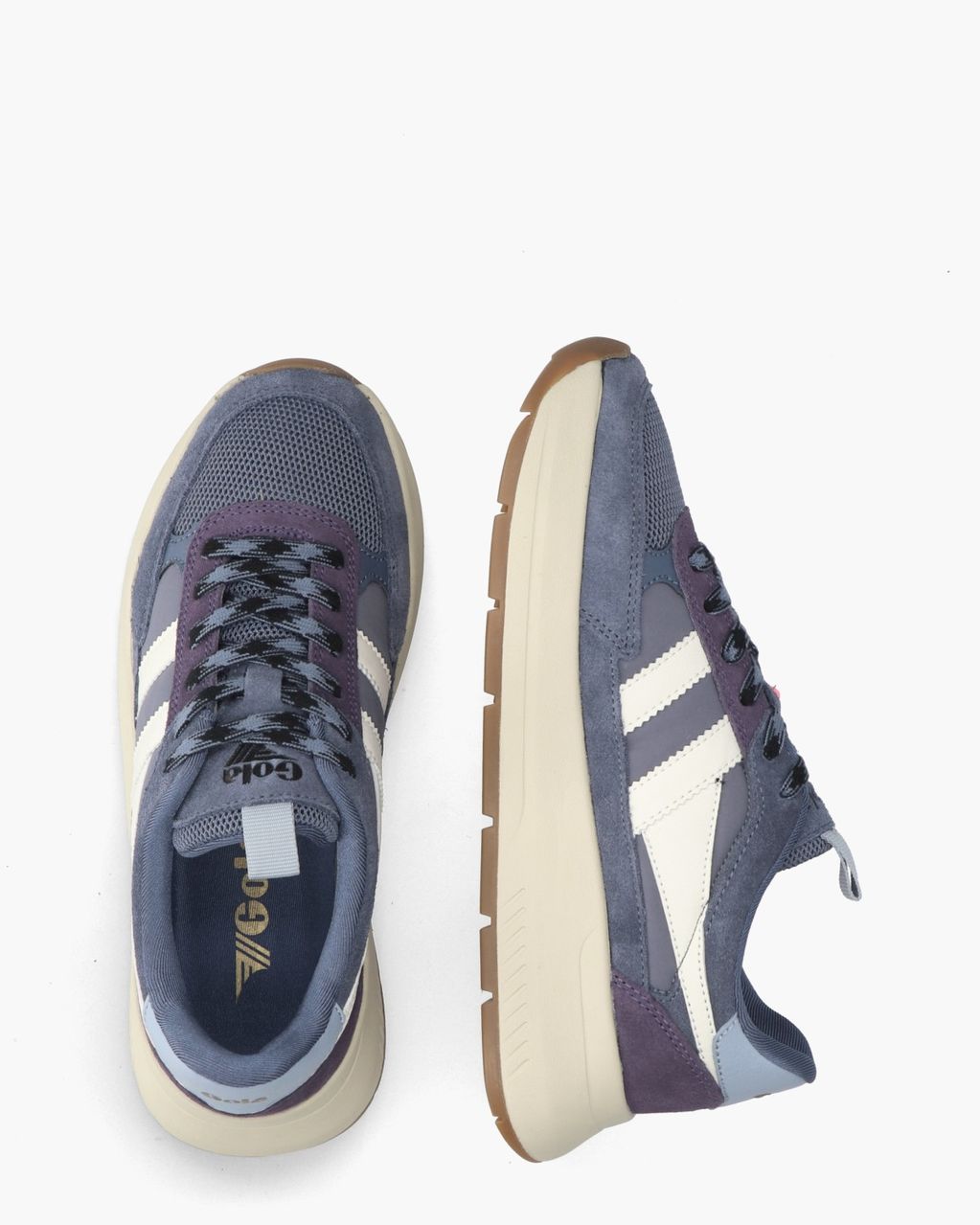 Phoenix Blauw/Paars Damessneakers