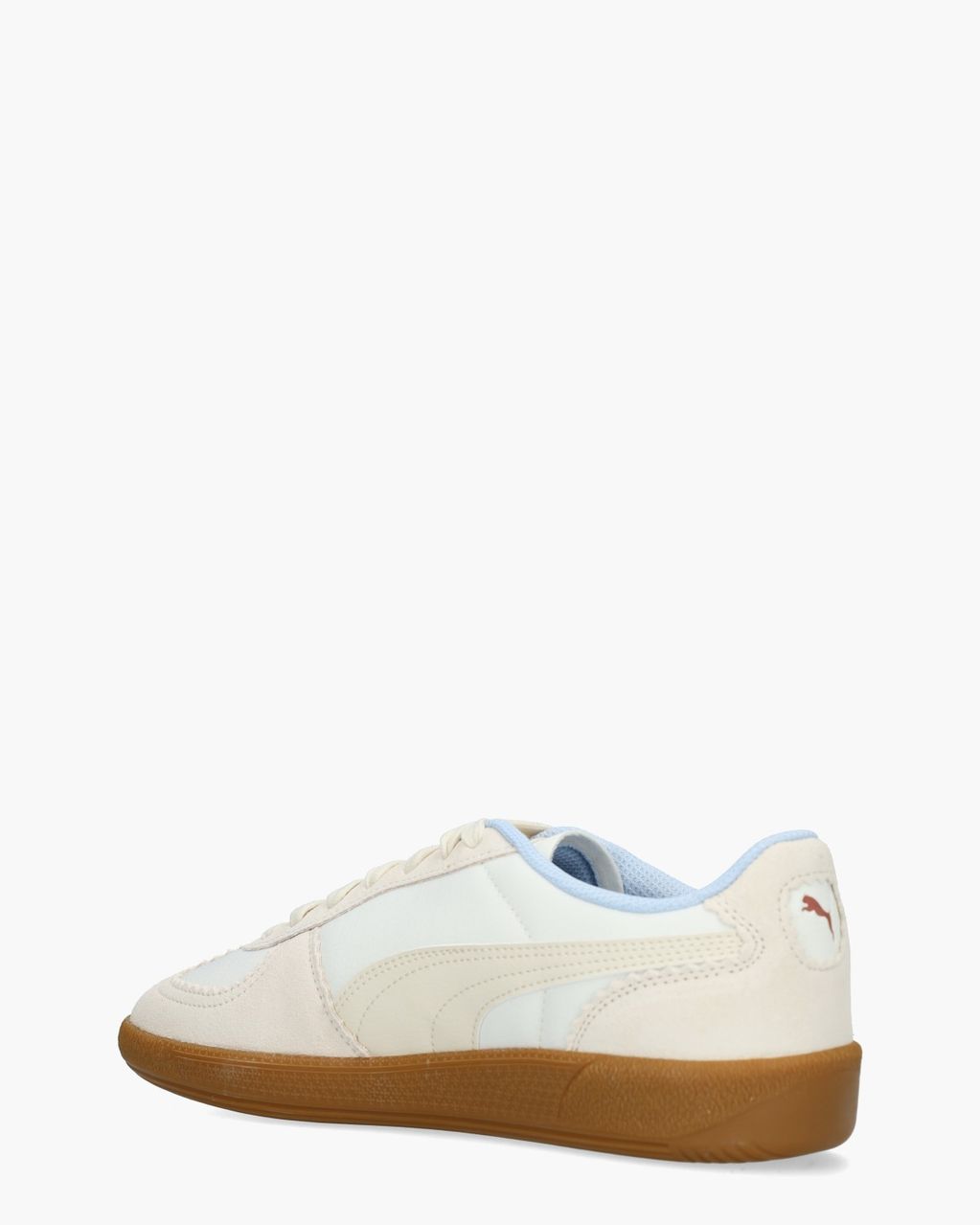 Palermo Gentle Meld Wit/Lichtroze Damessneakers