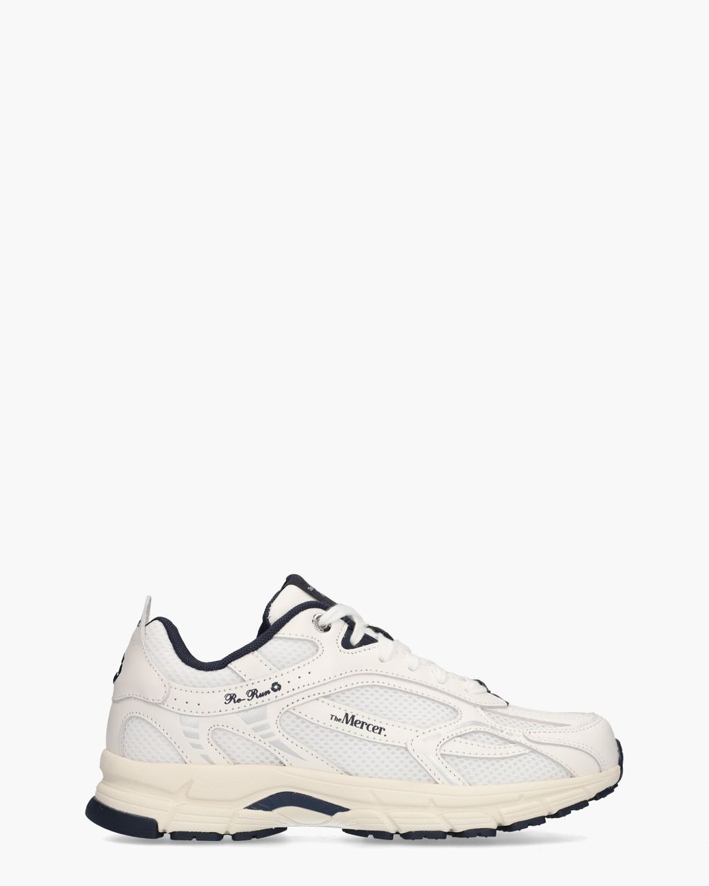 The Re-Run Classic Wit/Donkerblauw Damessneakers