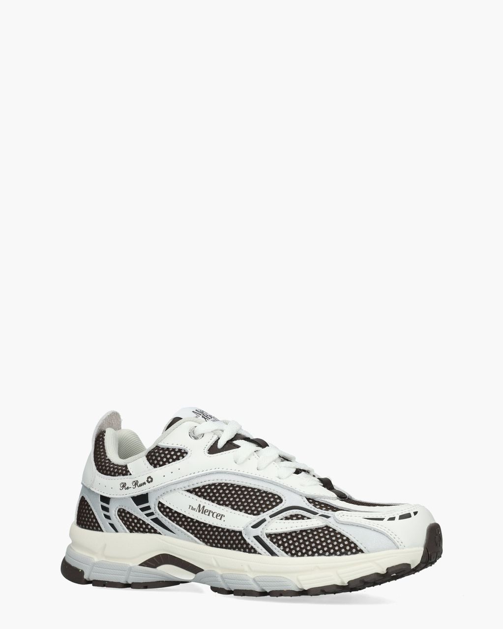 The Re-Run Donkerbruin/Wit Damessneakers