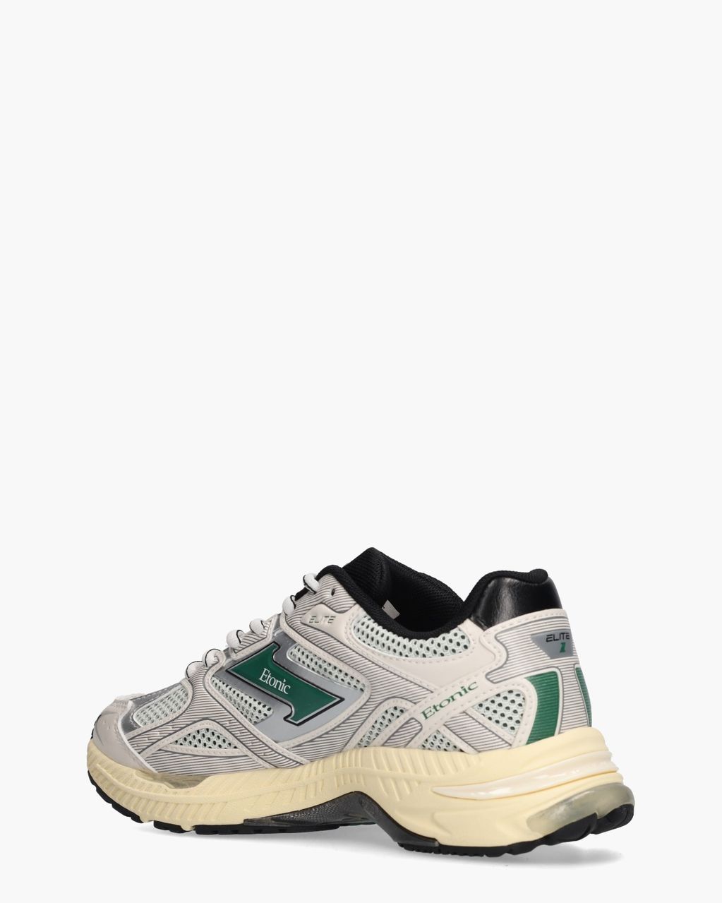 Elite Off-White/Groen Damessneakers