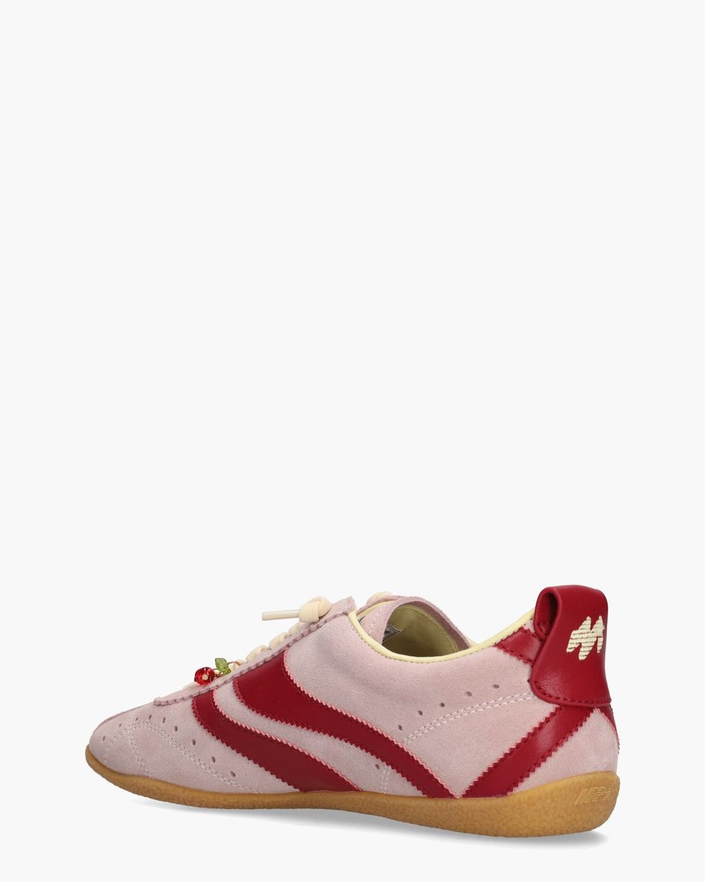 Runaway V.8 Lichtoze/Rood Damessneakers