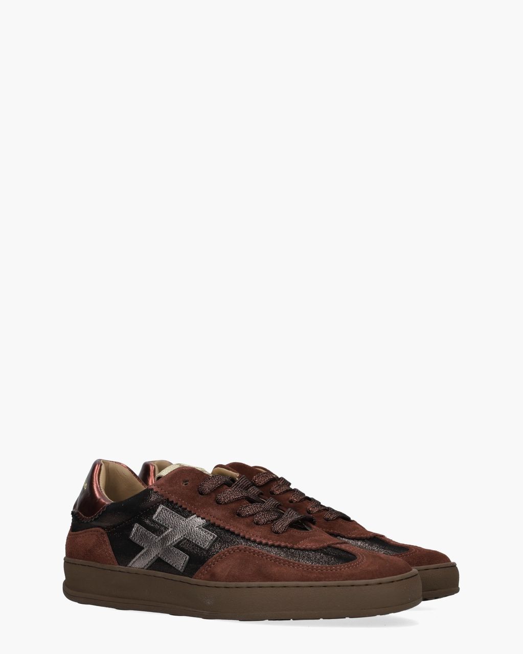 Iconic II Bordeauxrood/Zwart Damessneakers