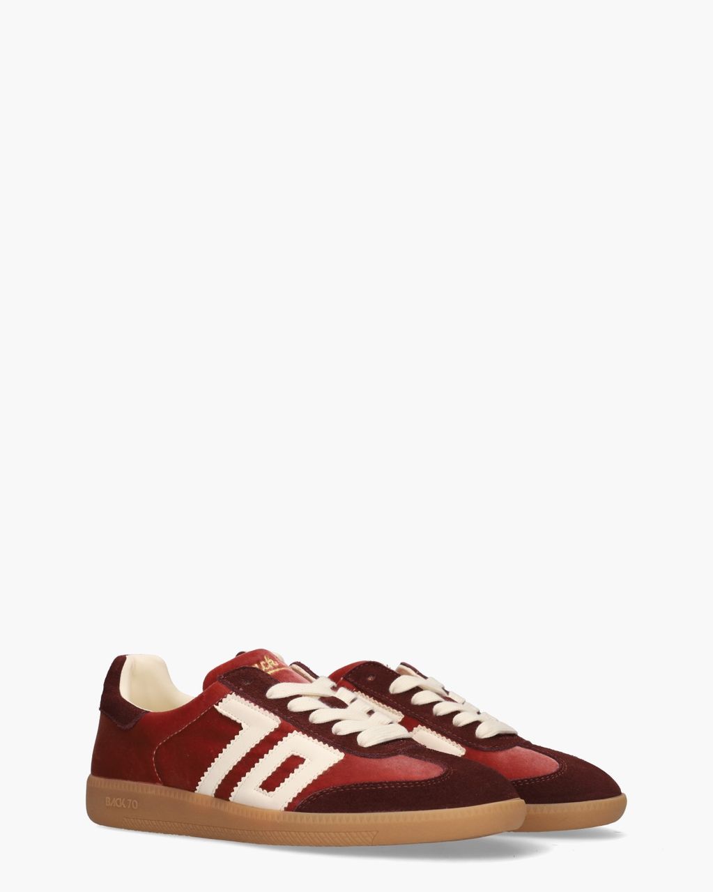 Cloud Velvet Roze/Bordeauxrood Damessneakers