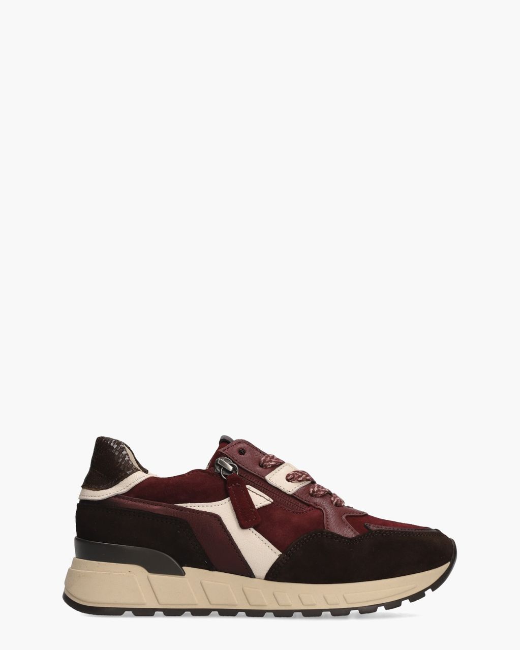 6023.01.005 Bordeaux/Bruin Damessneakers