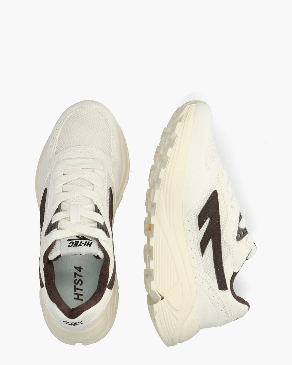 HTS Shadow RGS Off-White/Donkerbruin Damessneakers
