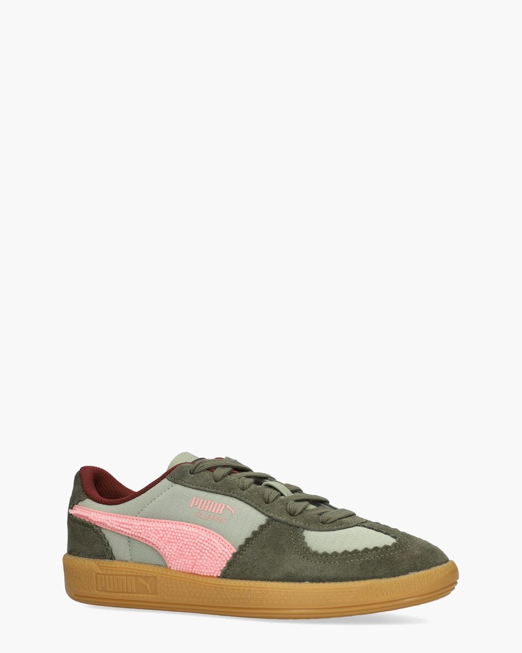 Palermo Gentle Meld Groen/Roze Damessneakers