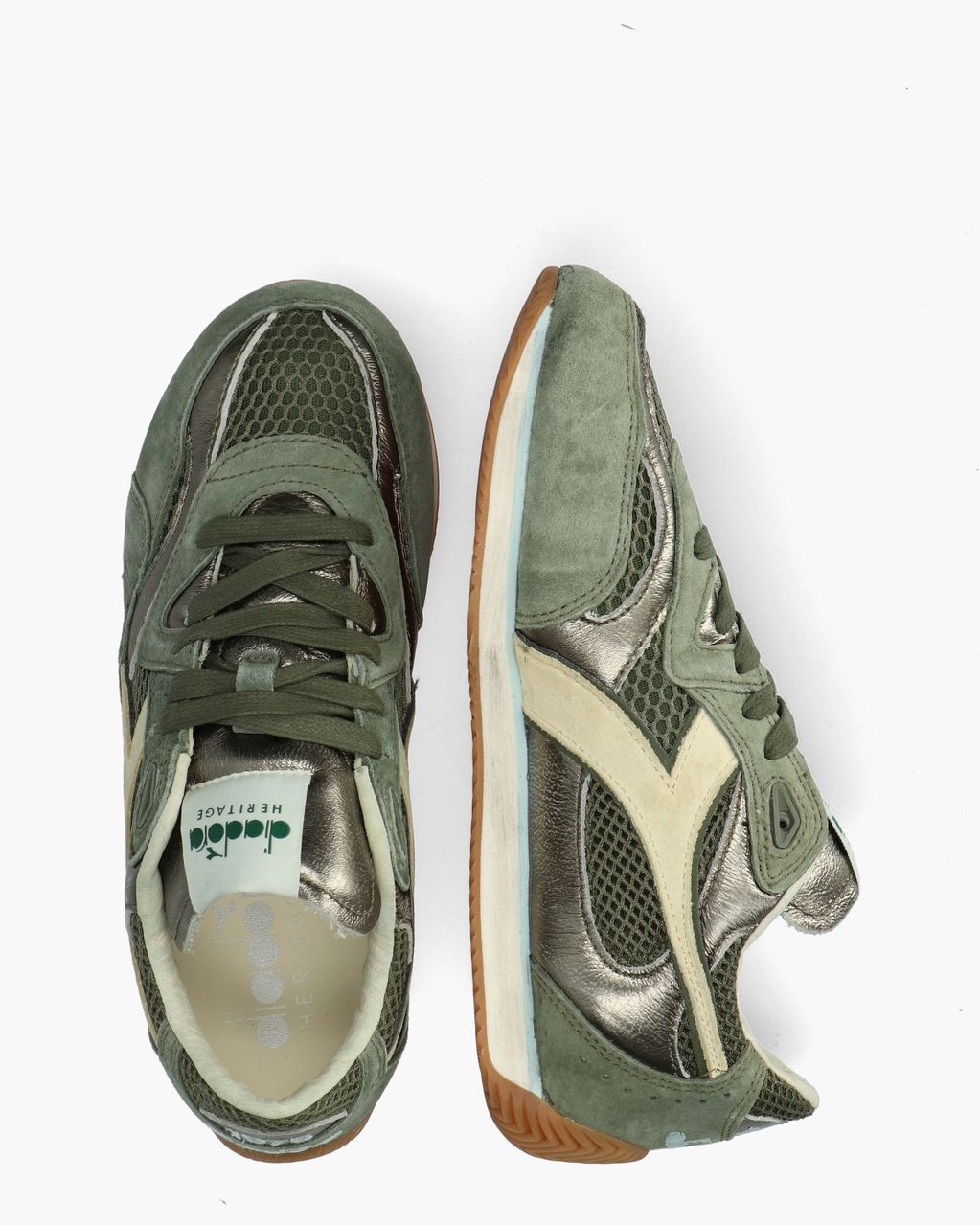 Equipe Revenge Mesh SW Groen Damessneakers