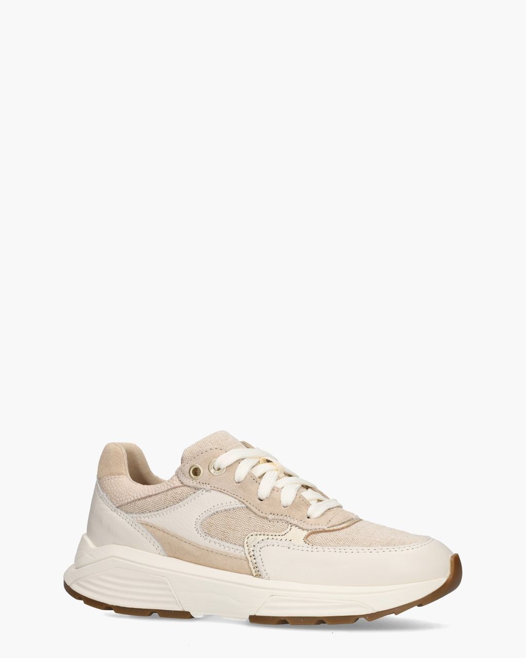 Ponte Vecchio Off-White/Beige Damessneakers