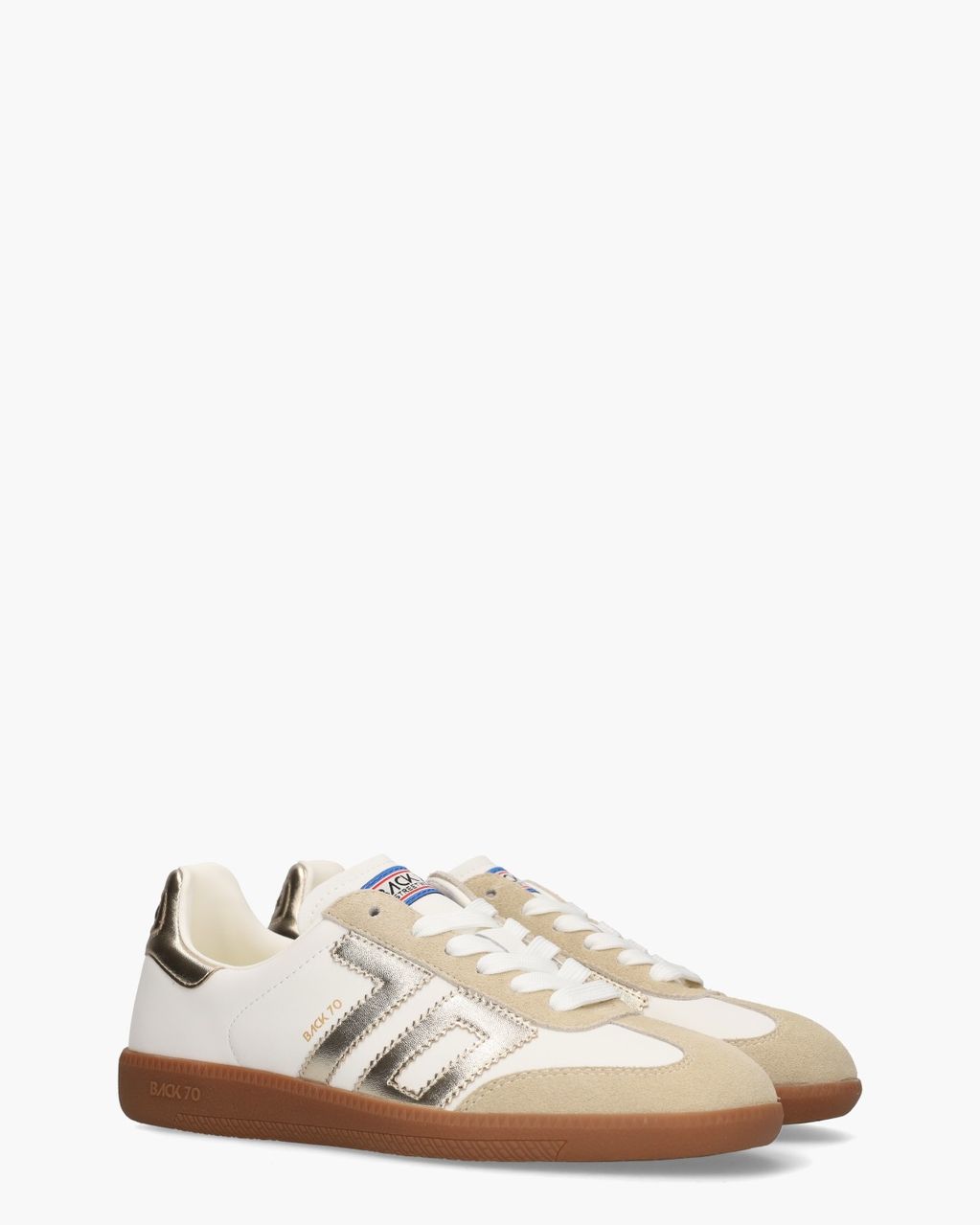 Cloud Metallic Wit/Goud Damessneakers