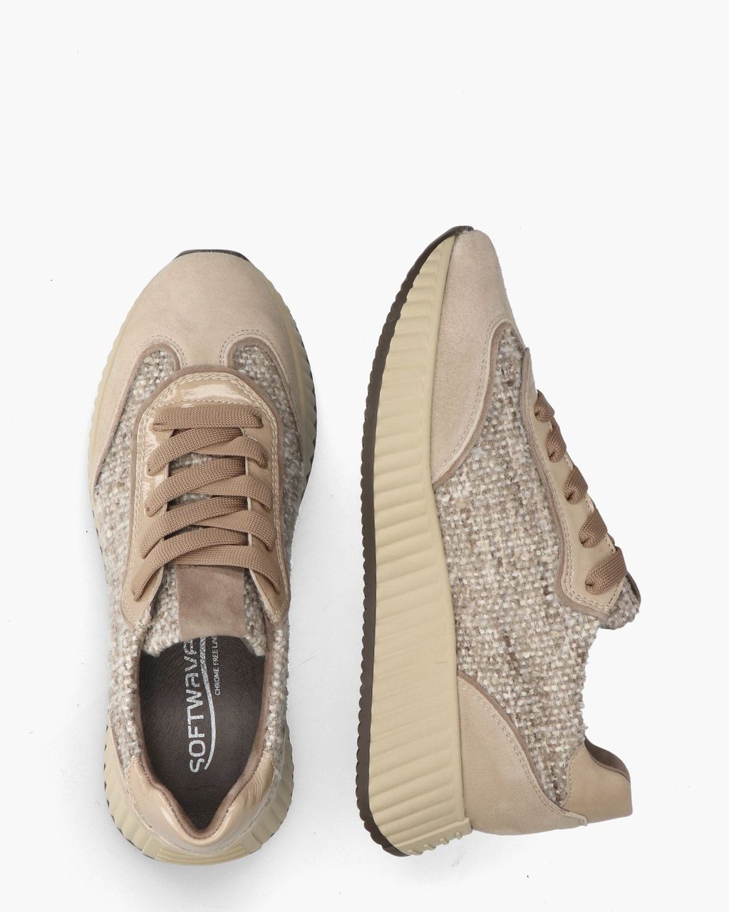 Alice Beige/Taupe Damessneakers