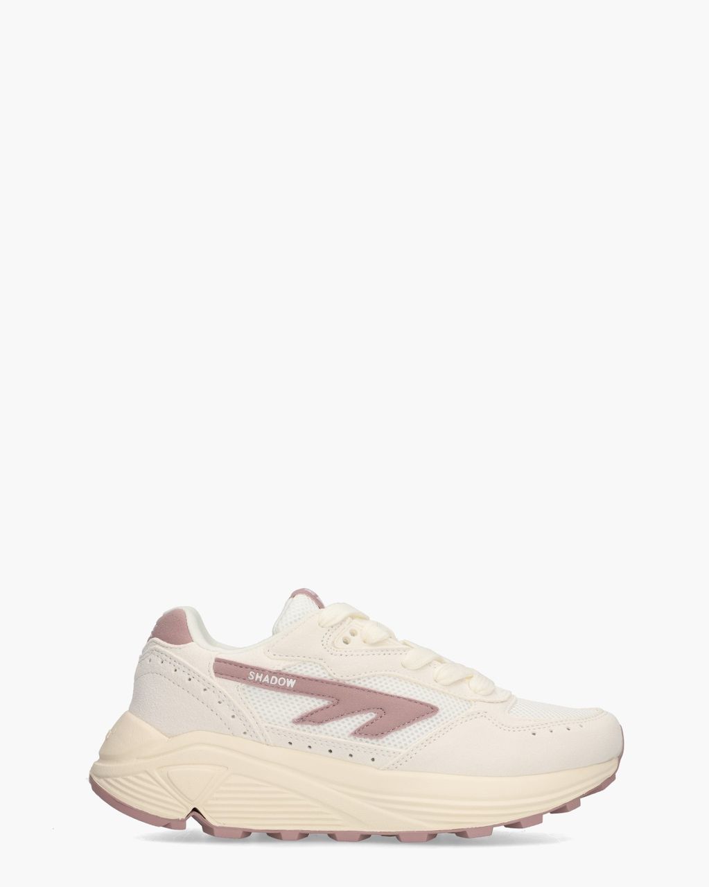 HTS Shadow RGS Roomwit/Roze Damessneakers