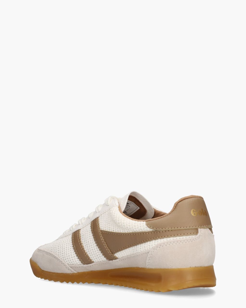 Tornado Zephyr Off-White/Lichtbruin Damessneakers