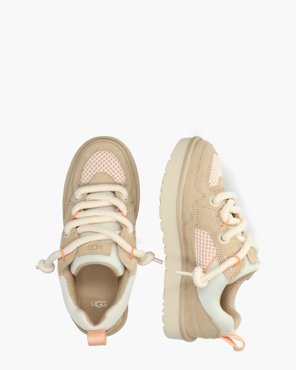 Lo Lowmel Mesh Sneaker Sand Castle/Multi Damessneakers