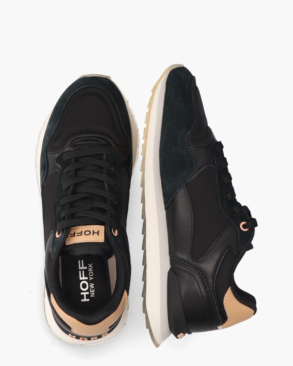New York Zwart Damessneakers