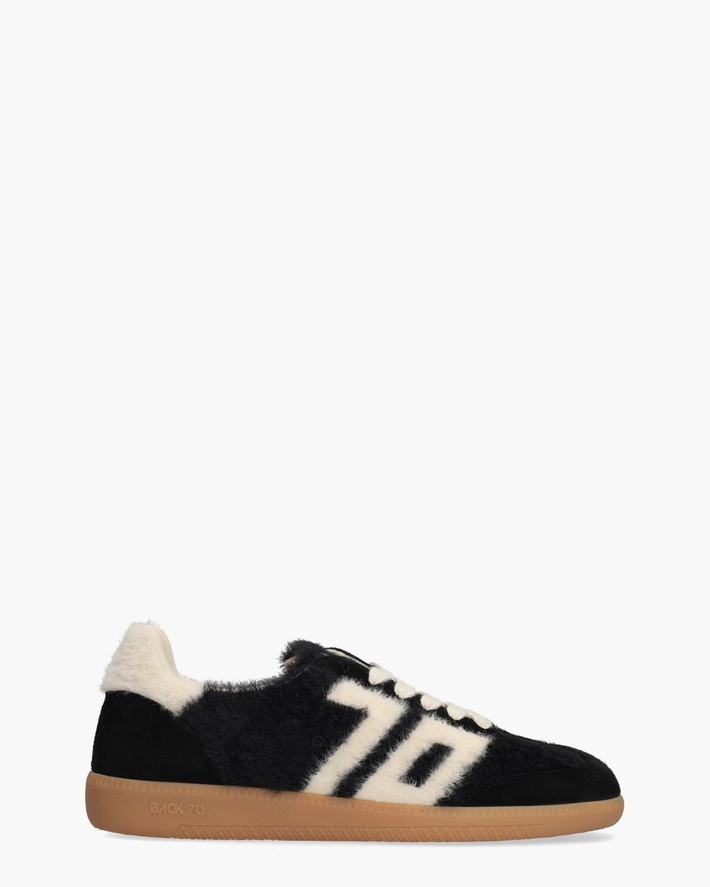Cloud Mohair Zwart/Off-White Damessneakers