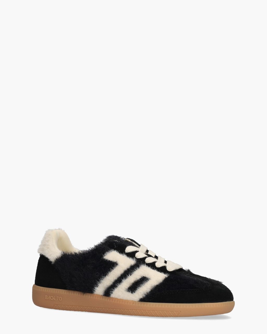 Cloud Mohair Zwart/Off-White Damessneakers