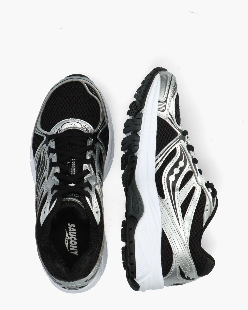 Grid Legacy Zwart/Zilver Damessneakers