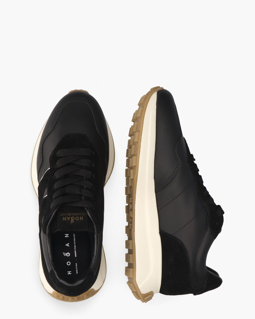 H641 Zwart Damessneakers