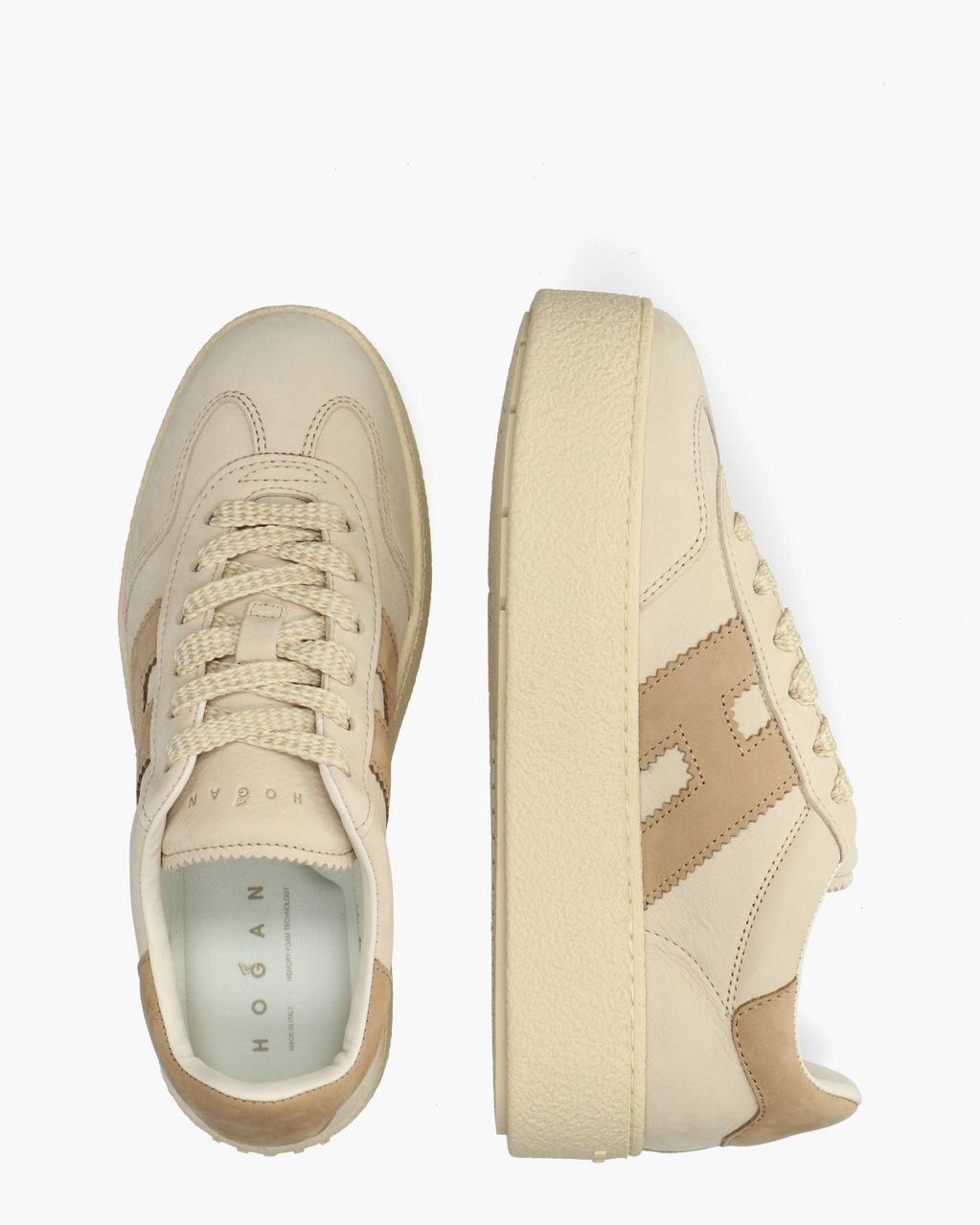 Cool Plateau Beige Damessneakers