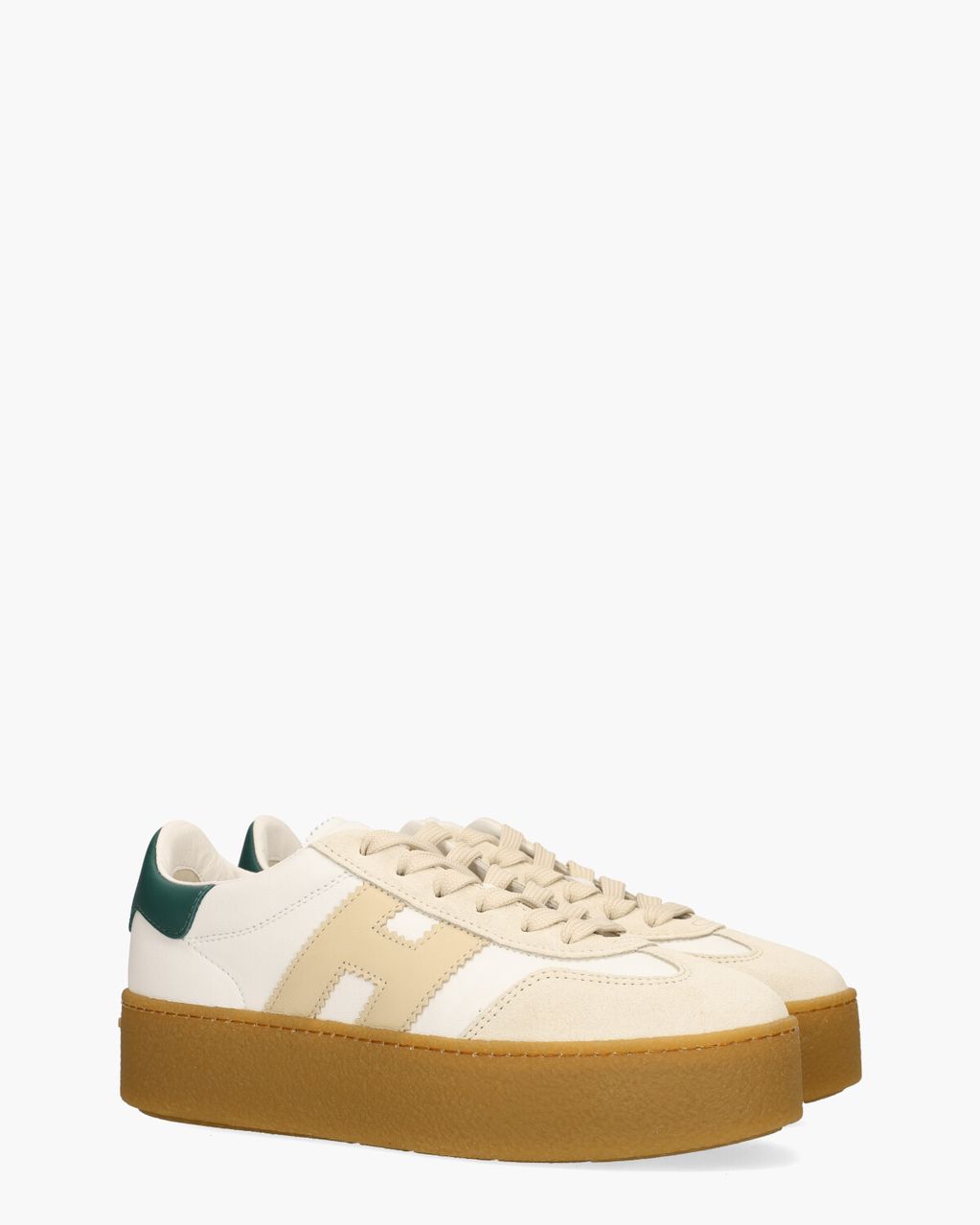 Cool Plateau Wit/Multi Damessneakers