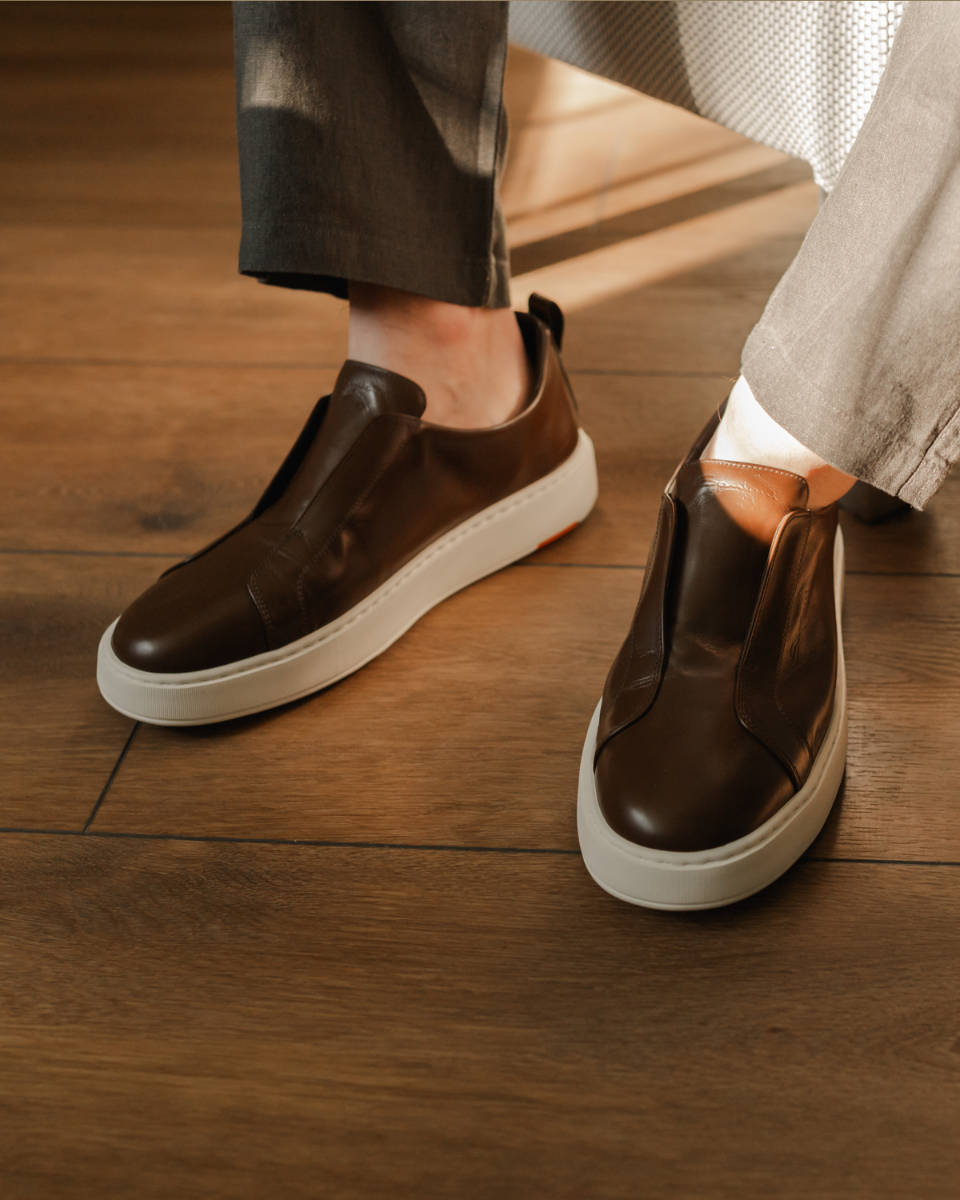 21995 Donkerbruin Herenloafers